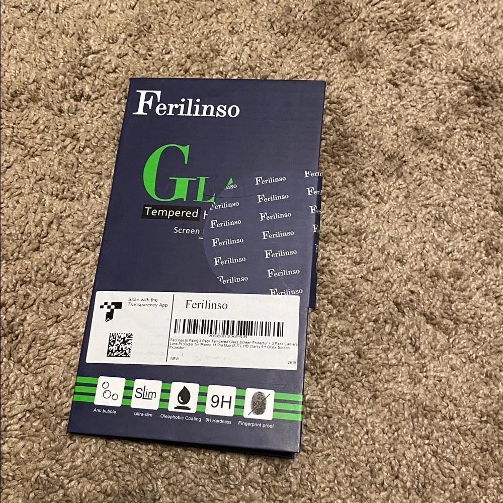 Ferilinso Tempered Glass Screen Protector IPhone 11 Pro Max